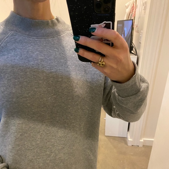 TNA extra long mock neck sweatshirt - Picture 4 of 5